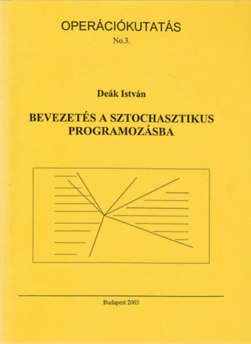 Deák István - Bevezetés a sztochasztikus programozásba