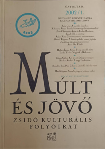 Múlt és jövő - Zsidó kultúrális folyóirat 2002/1