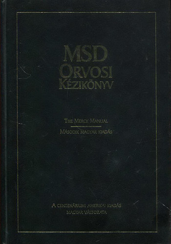 MSD - Orvosi kézikönyv