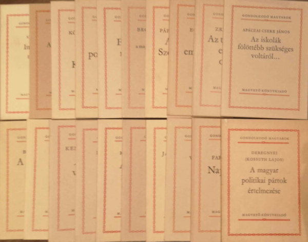 false - 20 kötet a Gondolkodó magyarok sorozatból