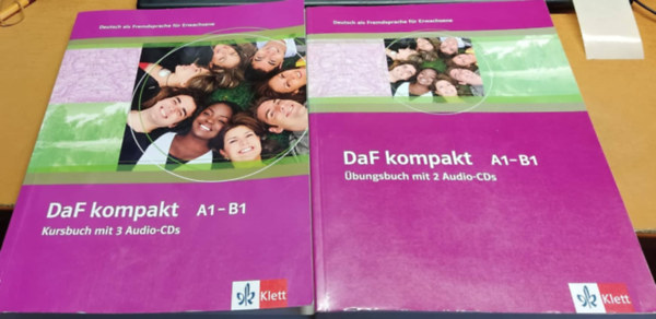 Ilse Sander - DaF kompakt A1-B1: Übungsbuch + Kursbuch mit 5 Audio-CDs (Deutsch als Fremdsprache für Erwachsene)(2 kötet + 5 CD)