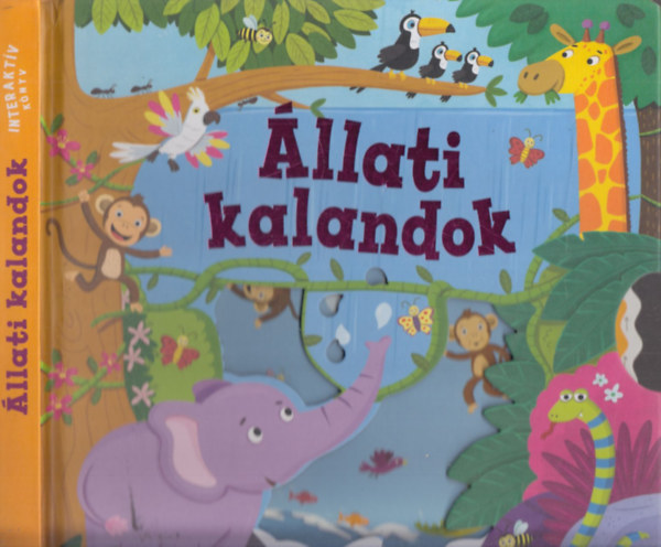 Christos Skaltsas  (illusztrlta) Bolla Eszter (szerk.) - llati kalandok (interaktv knyv)- kihzhat flekkel