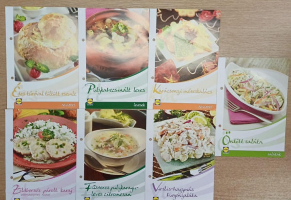 7 db Lidl szak�cs lap