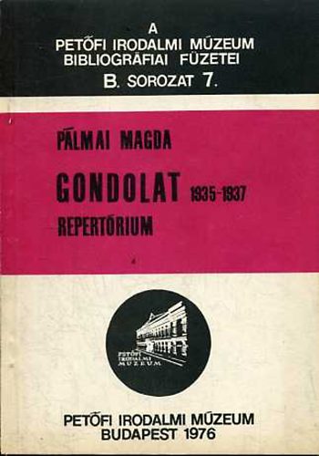 Plmai Magda - Gondolat 1935-1937 (repertrium)
