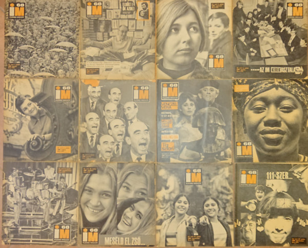 Az Ifjúsági Magazin teljes 1968-as évfolyama lapszámonként