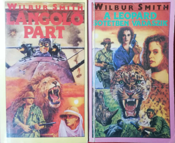 Wilbur Smith - 2 darab Wilbur Smith knyv (Lngol part, A leoprd sttben vadszik)
