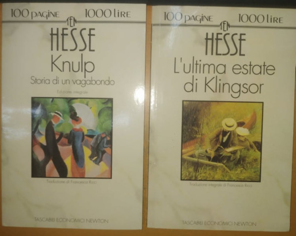 Hesse - Knulp: Storia di un vagabondo + L'ultima estate di Klingsor (2 fzet)