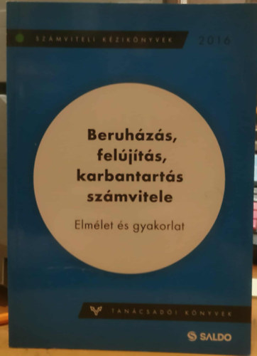 Beruházás, felújítás, karbantartás számvitele - Elmélet és gyakorlat (Számviteli kézikönyvek, 2016)
