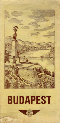 Kudar Lajos - Budapest IBUSZ térkép 1:100 000