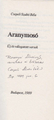 Csepeli Szabó Béla - Aranymosó