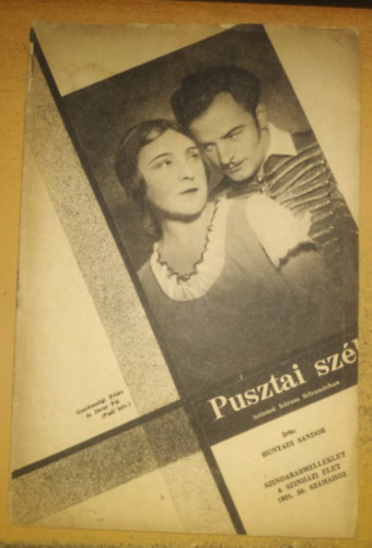 Hunyadi Sándor - Pusztai szél - színmű három felvonásban