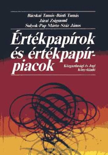 B�cskai-B�nfi-Sulyok-Pap-Sz�z - �rt�kpap�rok �s �rt�kpap�rpiacok