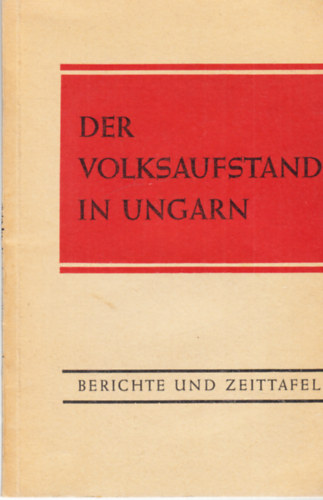 Der Volksaufstand in Ungarn