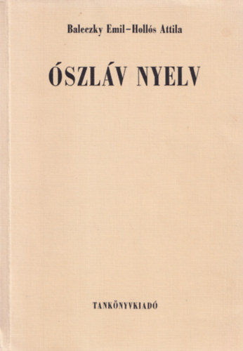 Baleczky Emil-Hols Attila - szlv nyelv