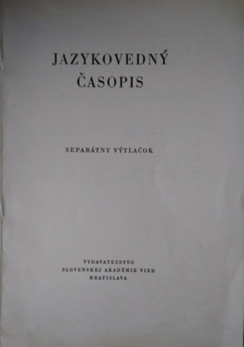 Gregor Ferenc - K dejin�m slovn�kov�ho spracovania slovensk�ch �udov�ch n�zvov rastl�n