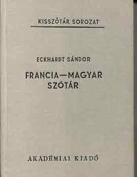 Eckhardt S�ndor - Francia - magyar kissz�t�r