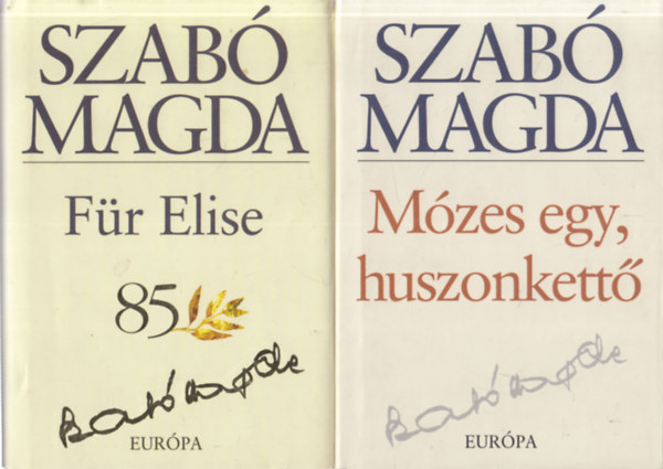 Szab Magda - 2 db Szab Magda regny: Fr Elise + Mzes egy, huszonkett