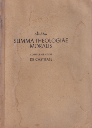 Summa Theologiae Moralis de castitate