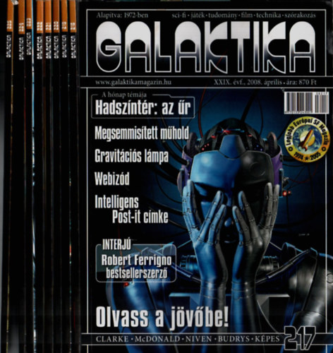 Kuczka Pter  (szerk.) - Galaktika 217. lapszm- (prilis)  -  225.lapszm- (december).  ( 7 db. )