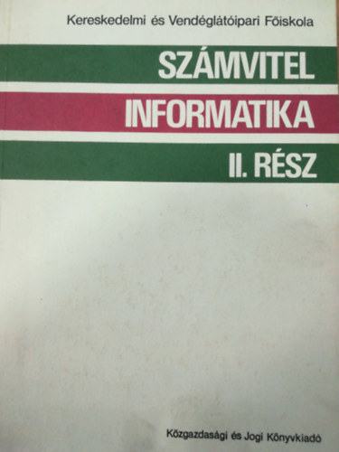 Számvitel informatika II. rész