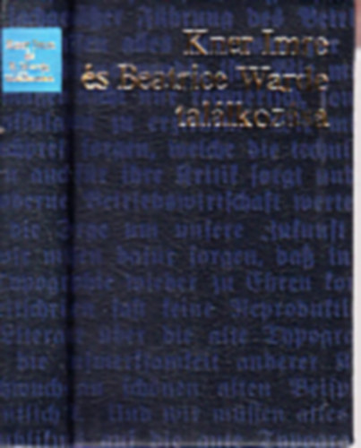 Kner Imre s Beatrice Warde tallkozsa (szmozott, miniknyv)