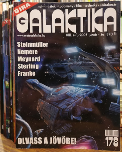 Burger Istv�n  (f�szerk.) - Galaktika (2005. janu�r - december)  178-189. sz�m (12 db)