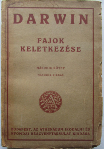 Charles Darwin - Fajok keletkezse II.