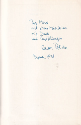 Anton Pelinka - Stand Oder Klasse? - dedikált