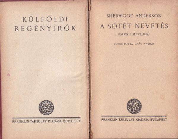 Sherwood Anderson - A stt nevets