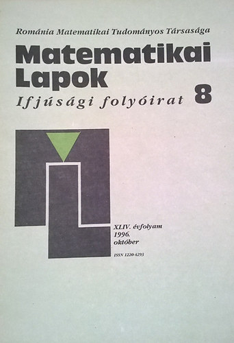 Matematikai lapok 8 - Ifjsgi folyirat 1996. oktber