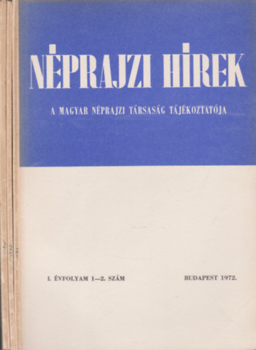 N�prajzi h�rek 1972/1-6. (teljes �vfolyam, 3 k�tetben)
