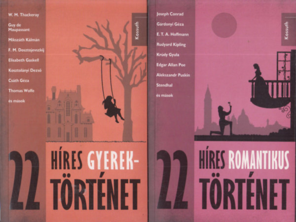 2 db knyv a 22 hres trtnet sorozatbl: Gyerektrtnet + Romantikus trtnet