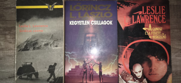 L�rinc L. L�szl�  Leslie L. Lawrence (Leslie L. Lawrence) - 3db Leslie L. Lawrence m� - Sindzse szeme, Kegyetlen csillagok, A gonosz �s a fekete hercegn�