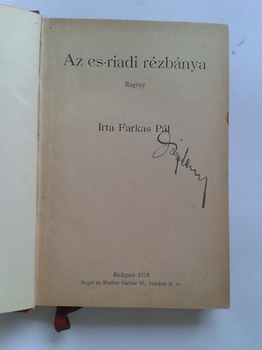Farkas P�l - Az es-riadi r�zb�nya