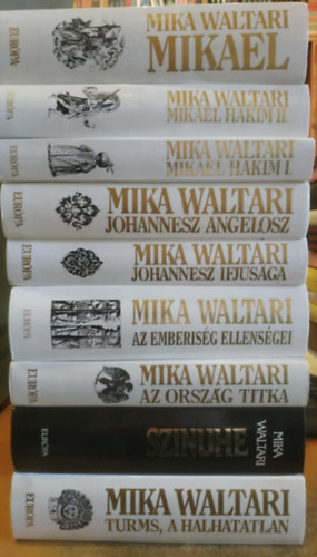 Mika Waltari - 9 db Mika Waltari: Mikael; Mikael Hakim I-II.; Johannesz Angelosz; Johannesz ifjúsága; Az emberiség ellenségei; Az ország titka; Szinuhe; Turms, a halhatatlan