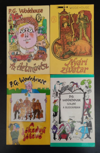 P. G. Wodehouse - P. G. Wodehouse knyvcsomag (4db) Az letmvsz / Nyri zivatar / A jkedv jtev / Szajr a budorban