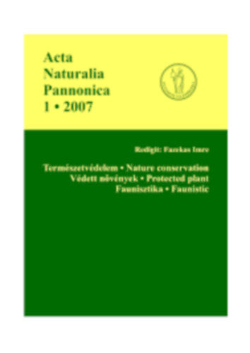 Fazekas Imre - Acta Naturalia Pannonica 1 (2007)