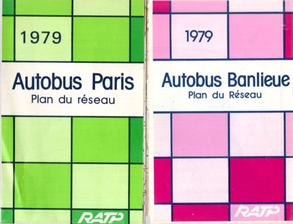 2 db vrostrkp Autobus Banlieue, Autobus Paris 1979