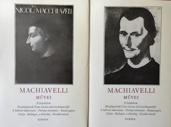 Niccol Machiavelli - Niccol Machiavelli mvei I-II.