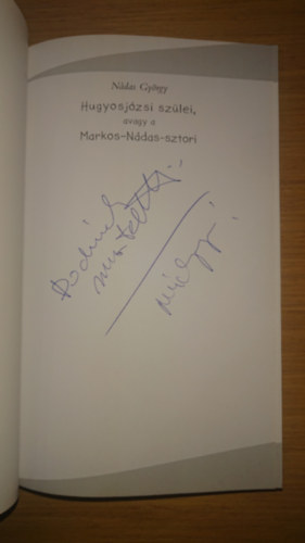 Nádas György - Hugyosjózsi szülei avagy a Markos-Nádas-sztori