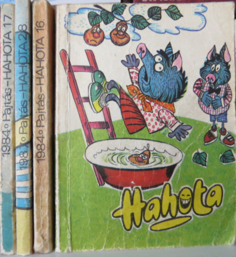 4 db Hahota: 13, 16, 17, 28. szmok (1983, 1984, 1987)