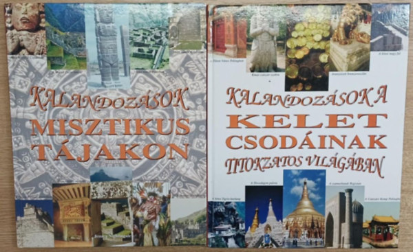 Jessica Nightingale - 2 db a Kalandoz�sok sorozatb�l: Kalandoz�sok a kelet csod�inak titokzatos vil�g�ban - Kalandoz�sok misztikus t�jakon