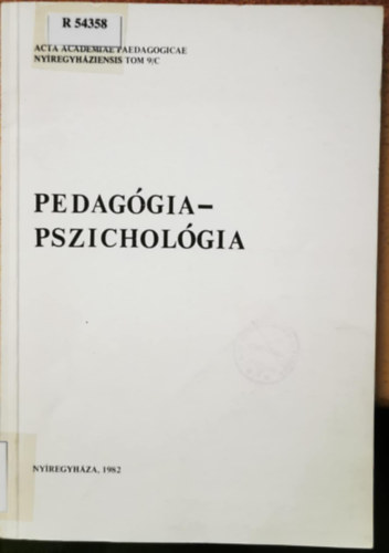 Frisny�k S�ndor - Pedag�gia-Pszichol�gia