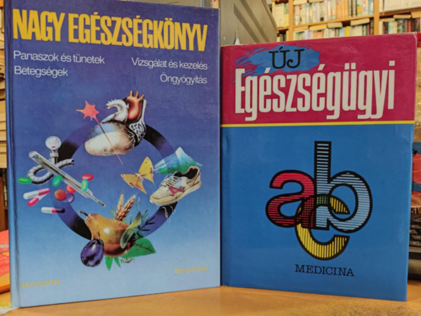 Medicina Kiad - 2 db Nagy egszsgknyv + j egszsggyi ABC