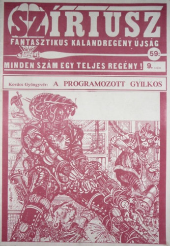 Preyer Hugo  (szerk.) - Szíriusz 9. szám