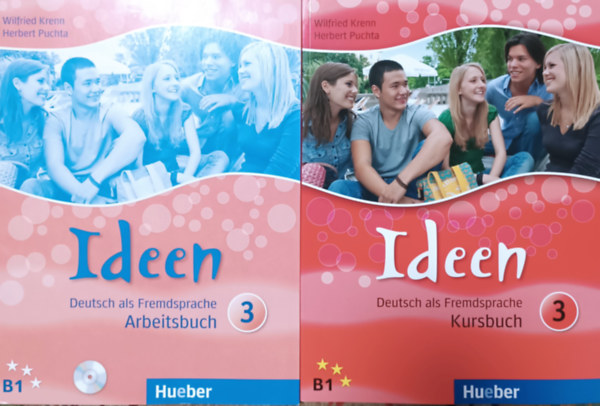 Puchta-Krenn - IDEEN 3 ARBEITSBUCH MIT 2 AUDIO CD-s + KURSBUCH Deutsch als Fremdsprache ( 2 ktet )