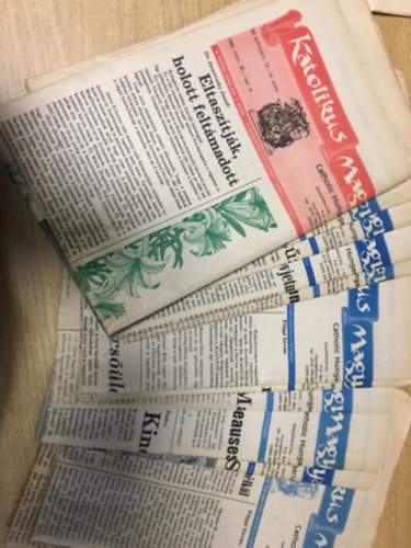 14 db.:Katolikus Magyarok Vas�rnapja - 93. �vfolyam, 13-14.sz�m, 21. sz�m, 28.sz�m, 33. sz�m, 34. sz�m, 35. sz�m, 36. sz�m, 37. sz�m, 38. sz�m, 39. sz�m, 40. sz�m, 44. sz�m, 46. sz�m, 47. sz�m