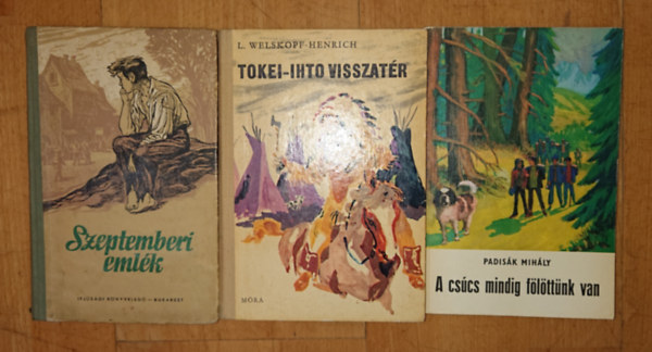 L. Welskopf-Henrich Padisák Mihály - 3 klasszikus ifjúsági könyv a 20. század derekáról: A csúcs mindig fölöttünk van, Tokei-Ihto visszatér, Szeptemberi emlék