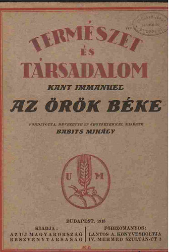 Immanuel Kant - Az �r�k b�ke