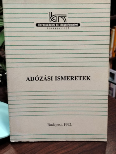 Adózási ismeretek